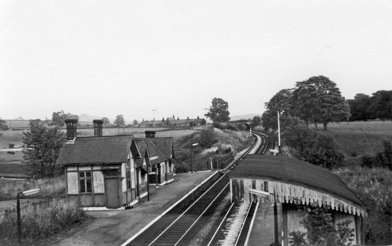 Long Preston Station 1971.JPG - Long Preston Station  in 1971- a year before demolition.